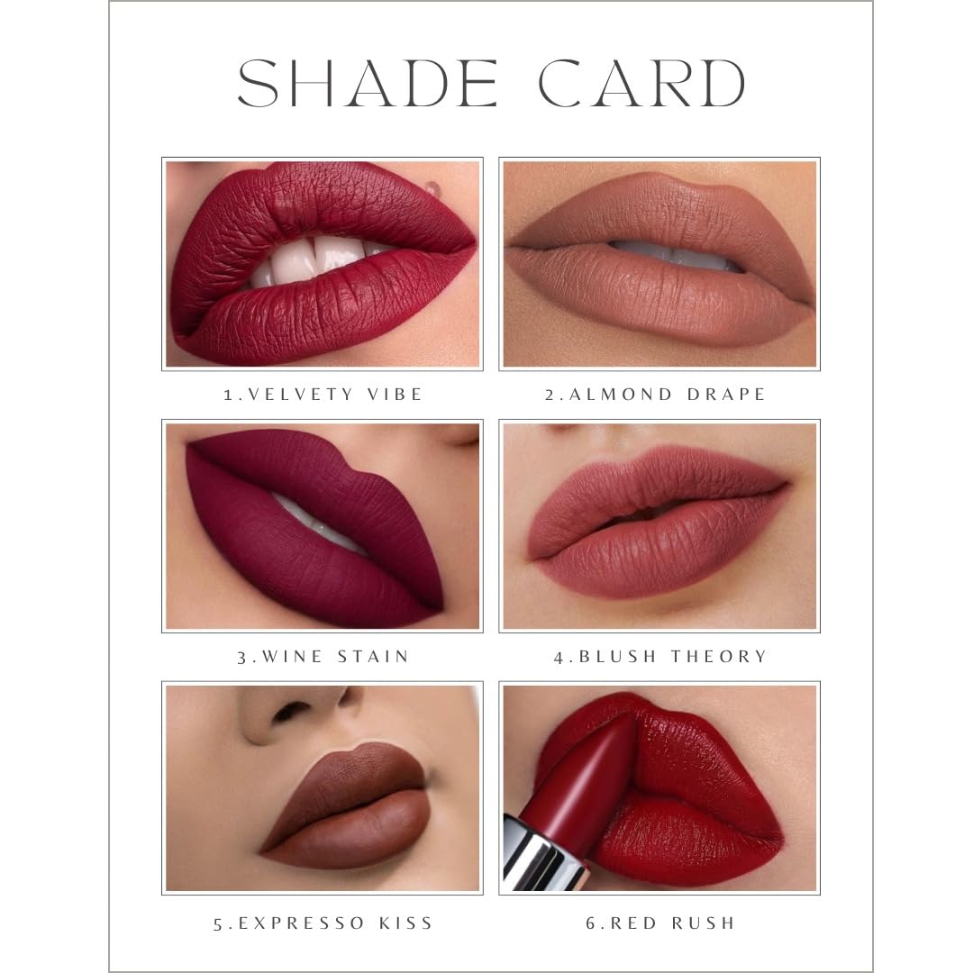 Real Vibe Creme Matte Lipstick with SPF and Vitamin E - Espresso Kiss (4)