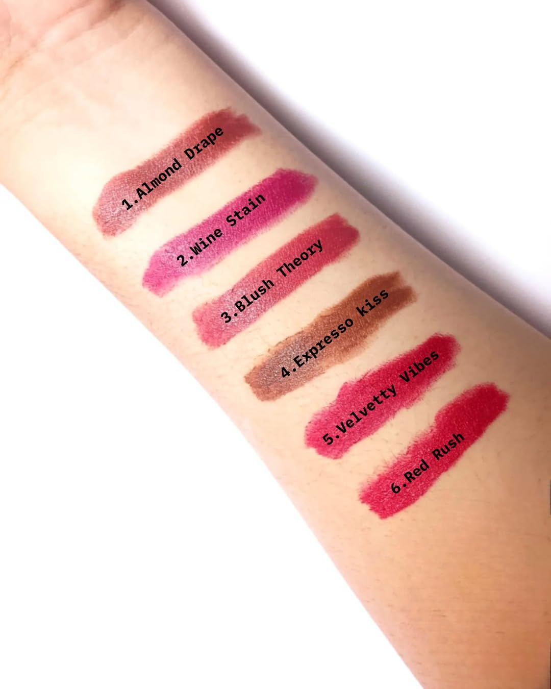 Real Vibe Creme Matte Lipstick with SPF and Vitamin E - Almond drape (1)